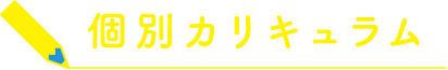 個別カリキュラム